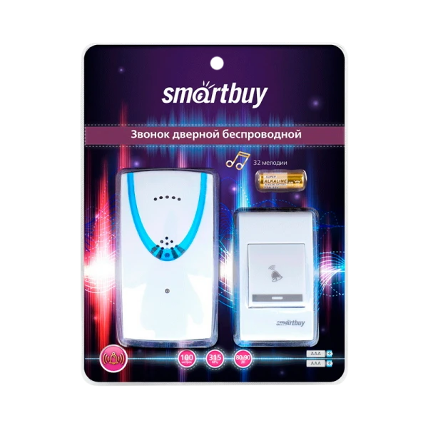 Беспроводной звонок Smartbuy белый