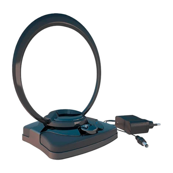 ТВ-Антенна комнатная Selenga 108A активная с питанием с усилителем DVB-T/T2 (1/10)