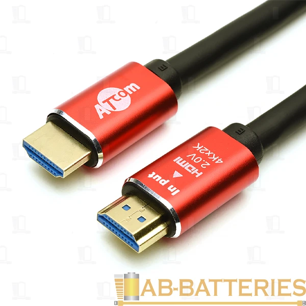 Кабель Atcom AT5947 HDMI (m)-HDMI (m) 30.0м ПВХ ver.2.0 красный в пакете (1/10)