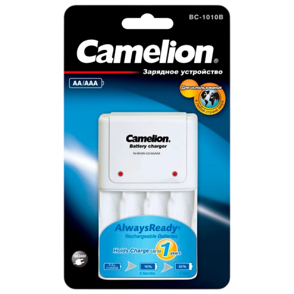 З/У для аккумуляторов Camelion BC-1010B AA/AAA 2 слота (1/8/32/576)