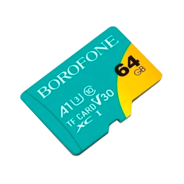Карта памяти microSD Borofone 64GB Class10 A1 UHS-I (U3) 95 МБ/сек V30 (1/100)