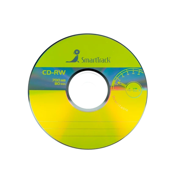 Диск CD-RW SmartTrack CB-25 700MB 4-12x 25шт. cake box (25/250)