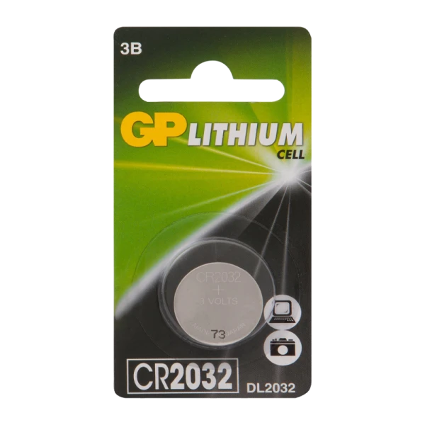 Батарейка GP CR2032 BL1 Lithium 3V (1/10/100/600)