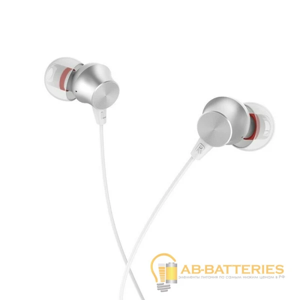 Наушники внутриканальные HOCO M51 с микр. белый (1/21/210)