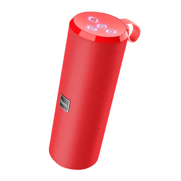 Портативная колонка HOCO BS33 bluetooth 5.0 IPX5 microSD красный (1/30)