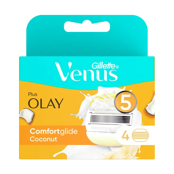 Сменные кассеты Gillette Venus&OLAY 5 лезвий 4шт. (цена за 1 шт) (4/40)