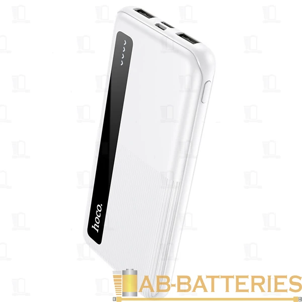 Внешний аккумулятор HOCO J75 10000mAh 2.0A 1USB/Type-C белый (1/36)