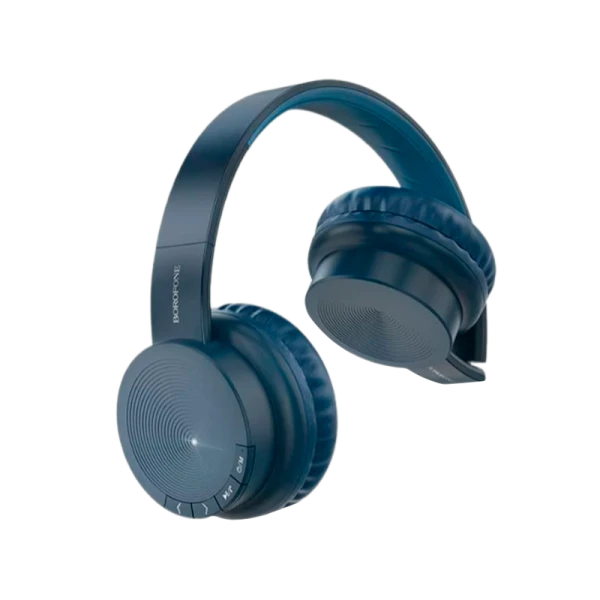 Наушники полноразмерные Borofone BO11 bluetooth 5.0 с микр. синий (1/24)