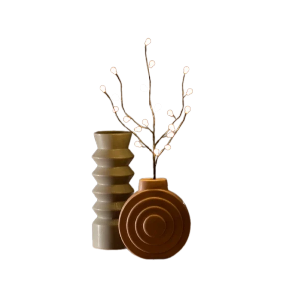 Гирлянда Космос Ветвь имитация 20LED 45см шар черный (1/30)