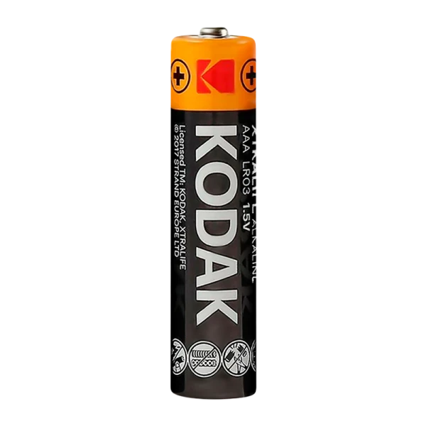 Батарейка Kodak XTRALIFE LR03 AAA Shrink 4 Alkaline 1.5V (4/60/600/36000)