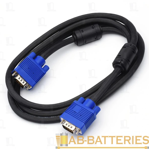 Кабель Atcom AT5261 VGA (m)-VGA (m) 1.8м ПВХ стаб.напр. Full HD 1080p синий (1/80)