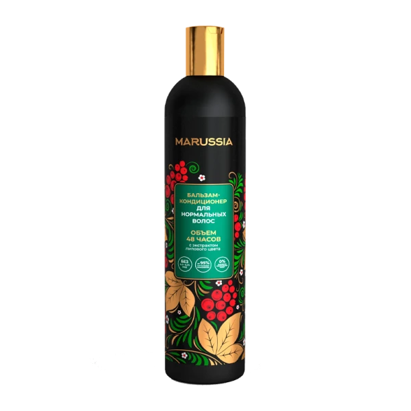 MARUSSIA Бальзам-кондиц. для норм. волос «Объем 48 часов» с экстрактом липового цвета 400 мл