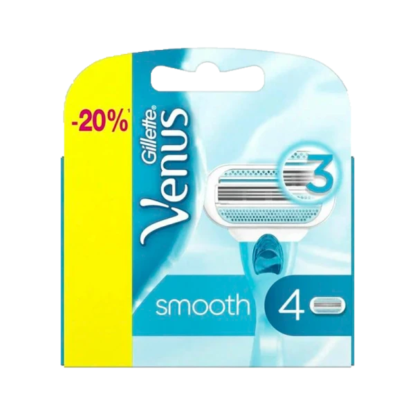 Сменные кассеты Gillette VENUS 3 лезвия 4шт. (цена за 1 шт) (4/40)