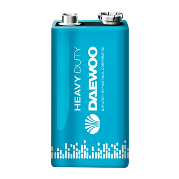 Батарейка Daewoo Крона 6F22 Shrink 1 Heavy Duty 9V (1/10/400)