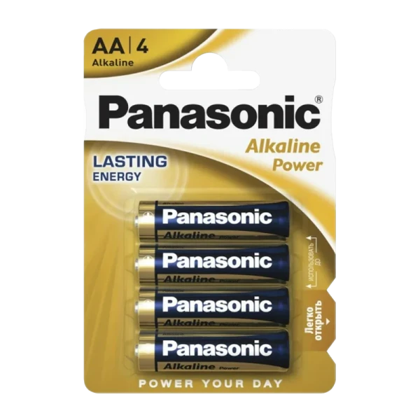 Батарейка Panasonic Power LR6 AA BL4 Alkaline 1.5V (4/48/240)
