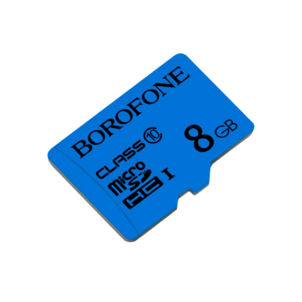 Карта памяти microSD Borofone 8GB Class10 75 МБ/сек (1/100)