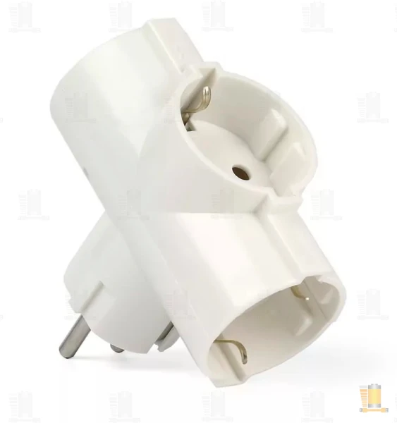 Разветвитель Smartbuy 3р.С/З 16A круглый белый