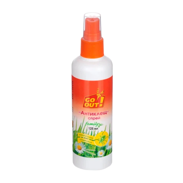 Спрей Go Out от клещей 125мл (1/24/168)