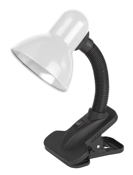 Светильник настольный ЭРА N-102 40W 220V E27 прищепка белый (1/30)