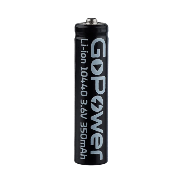 Аккумулятор Li-ion GoPower 10440 PC1 3.7V 350mAh без выводов