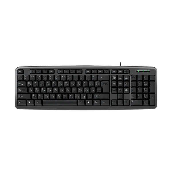 Клавиатура проводная Defender HB-420 #1 классическая USB 1.5м черный (1/20)