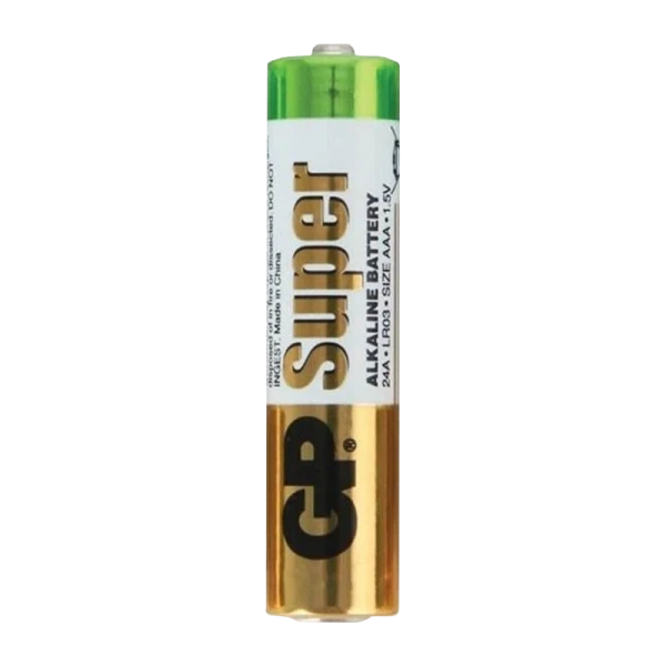 Батарейка GP Super LR03 AAA BL4 Alkaline 1.5V (4/40/160/320) R