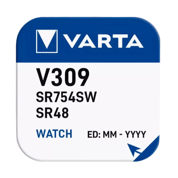 Батарейка Varta 309 BL1 Silver Oxide 1.55V (1/10/100)