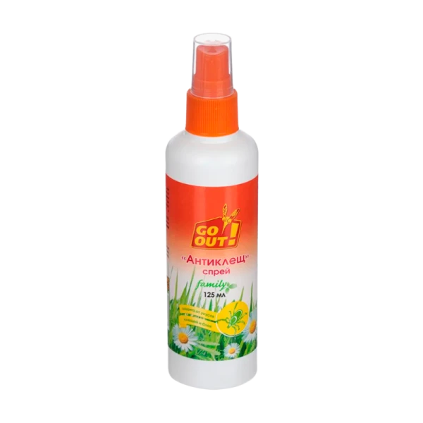 Спрей Go Out 125мл от клещей (1/24/144)