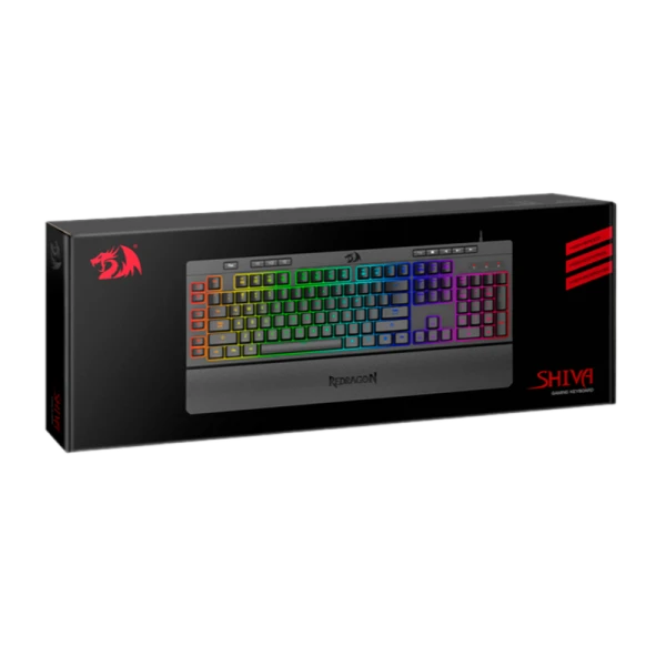 Клавиатура проводная Defender Shiva игровая USB 1.8м черный (1/10)