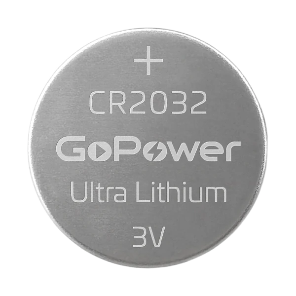 Батарейка GoPower ULTRA CR2032 BL2 Lithium 3V (2/40/800)