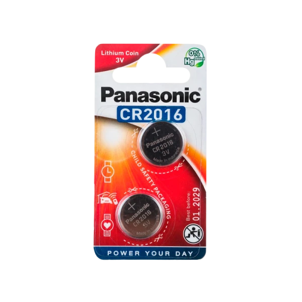 Батарейка Panasonic Power Cells CR2016 BL2 Lithium 3V CN (Китай) (2/10)