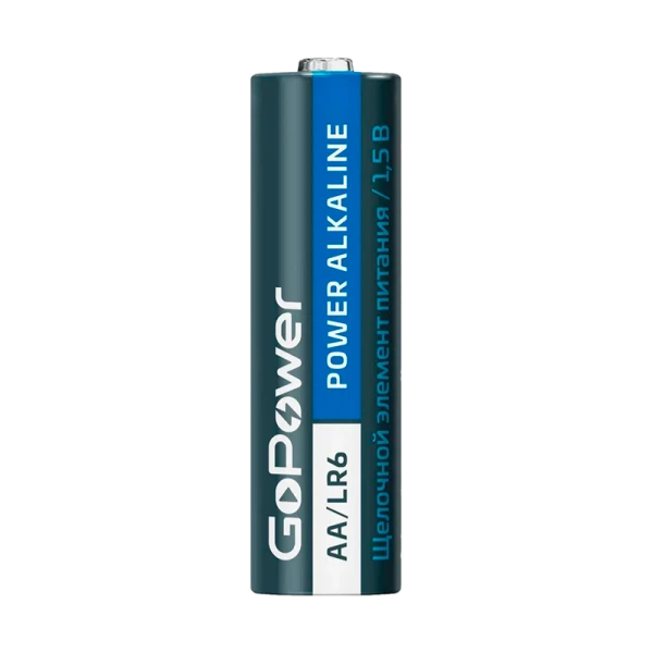 Батарейка GoPower LR6 AA Shrink 2 Alkaline 1.5V (2/40/800)