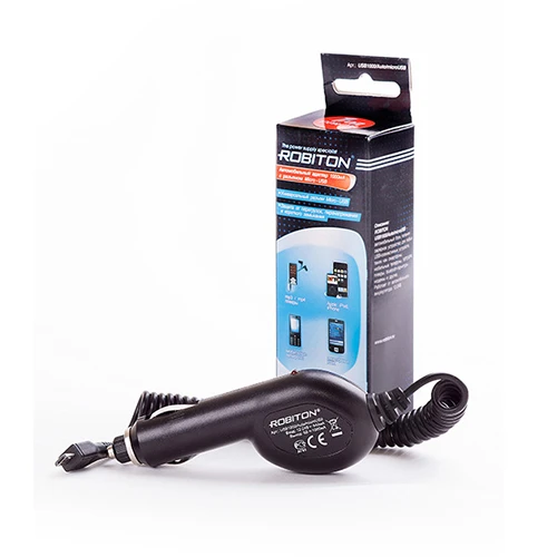 Зарядное устройство ROBITON USB1000/Auto/microUSB BL1 (1/20/40)