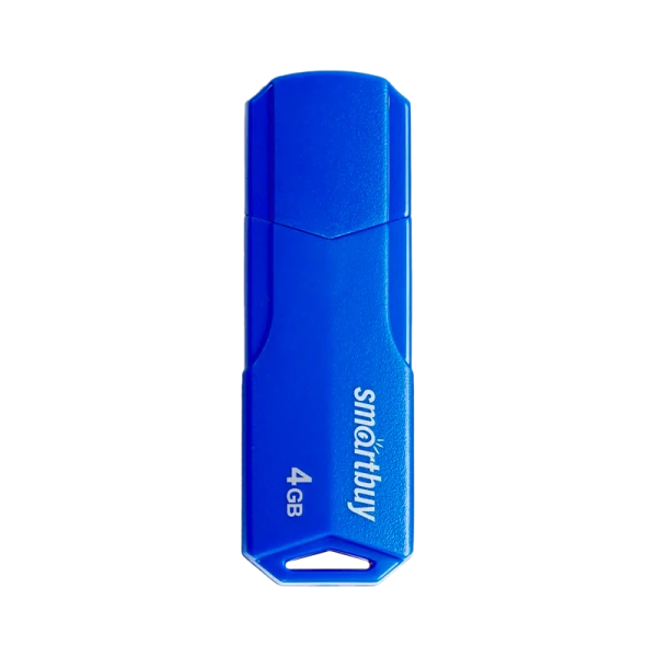 Флеш-накопитель Smartbuy Clue 4GB USB2.0 пластик синий