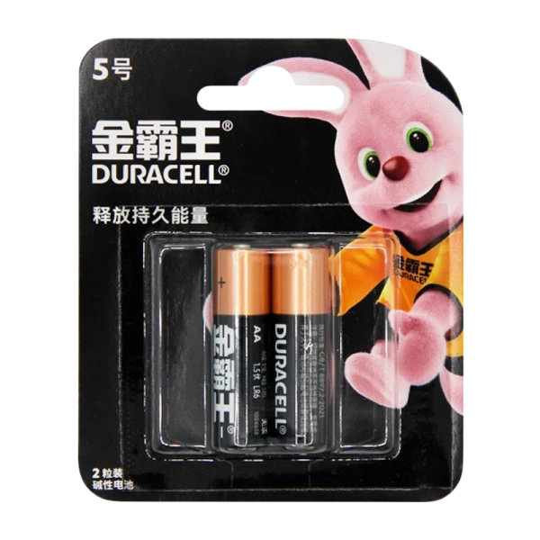 Батарейка Duracell Basic LR6 AA BL2 Alkaline 1.5V CN (Китай) (2/24/96)