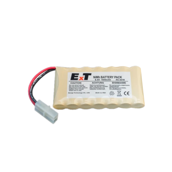 Аккумулятор ET RC-8416TB BL1 белый большой, 8.4V, 1600mAh, Ni-Mh, в ряд (1/60)