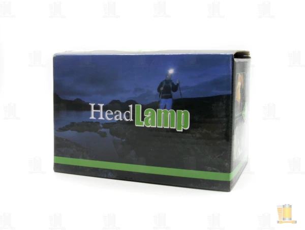 Фонарь налобный Без бренда T1907-P90 от аккумулятора ZOOM + Power Bank черный