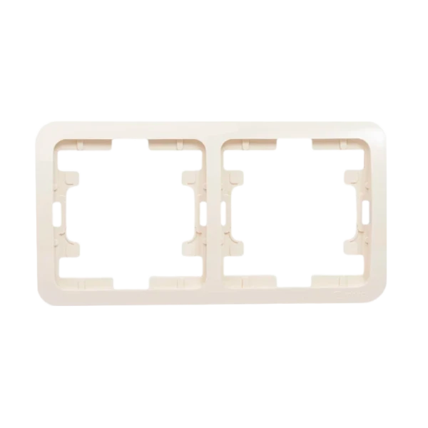 Рамка Makel Lillium Natural 4пост. кремовый 55239 (1/25)