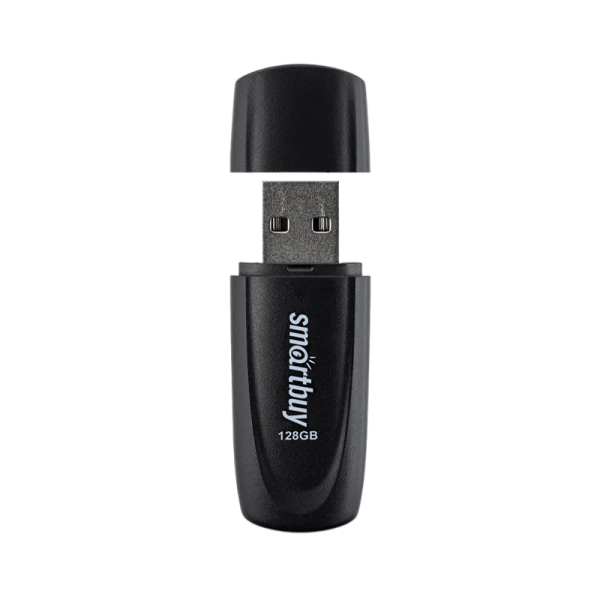 Флеш-накопитель Smartbuy Scout 128GB USB2.0 пластик черный
