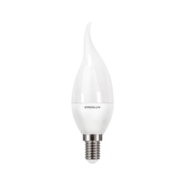 Лампа светодиодная Ergolux CA35 E14 11W 4000К 172-265V свеча на ветру (1/10/100)