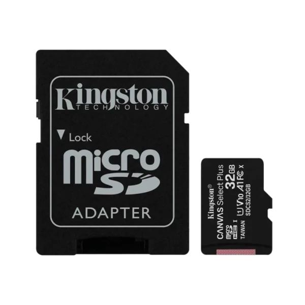 Карта памяти microSD Kingston Canvas Select Plus 32GB Class10 UHS-I (U1) с адаптером