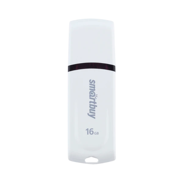 Флеш-накопитель Smartbuy Paean 16GB USB2.0 пластик белый
