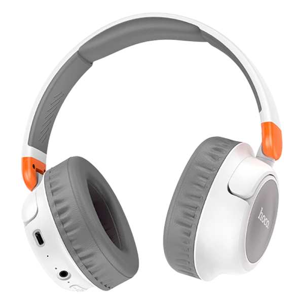 Наушники полноразмерные HOCO W43 bluetooth 5.2 с микр. белый (1/32)