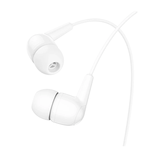 Наушники внутриканальные HOCO M97 с микр. белый (1/420)