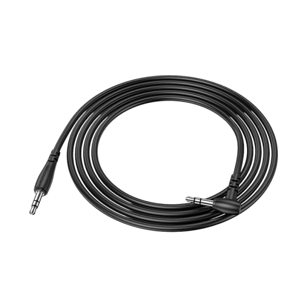 Кабель AUX Borofone BL10 Jack 3.5mm (m)-Jack 3.5mm (m) 2.0м ПВХ черный (1/63/252)