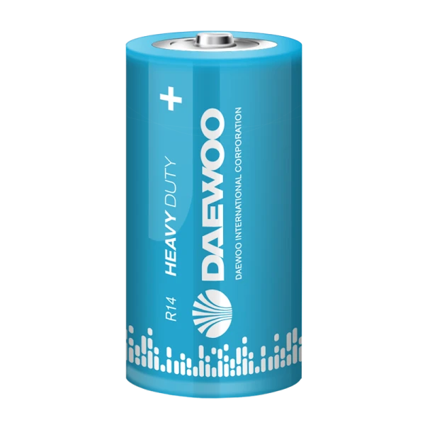 Батарейка Daewoo R14 C BL2 Heavy Duty 1.5V (2/24/192)