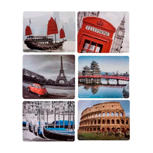 Коврик для мыши Defender Journey 240x190x0.4мм ассорти (1/18/360)