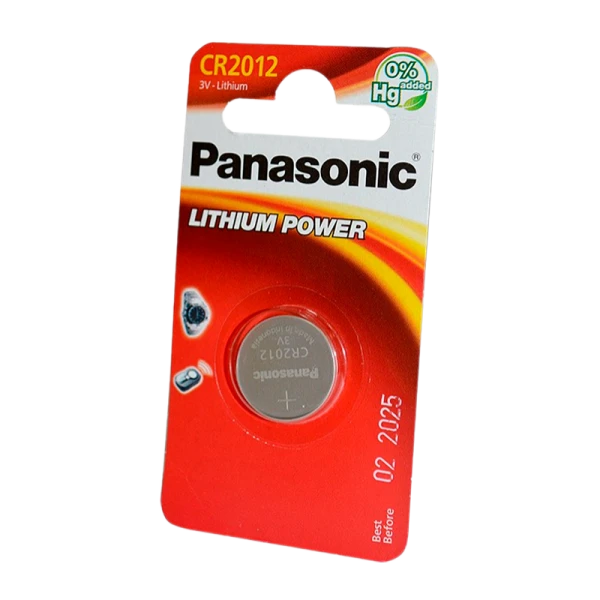 Батарейка Panasonic Power Cells CR2012 BL1 Lithium 3V (1/12)