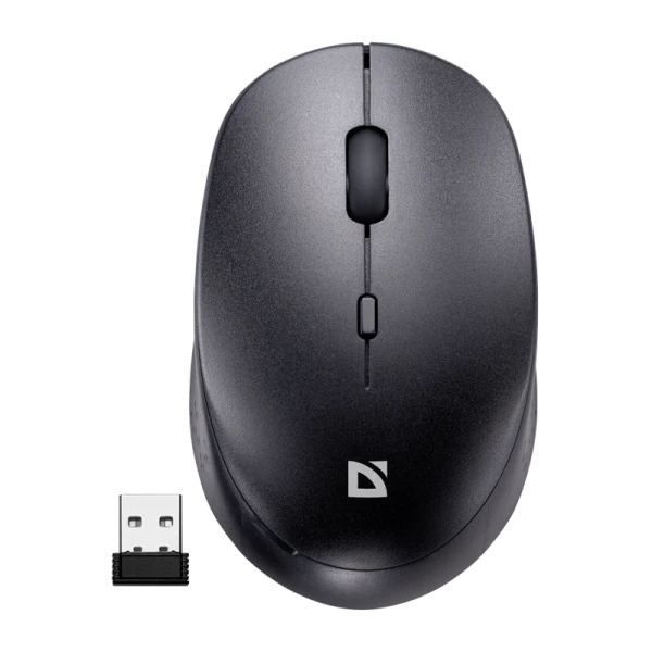 Мышь беспроводная Defender MB-027 Auris бесшумная bluetooth черный (1/40)
