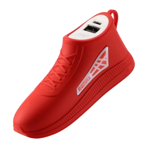 Внешний аккумулятор Remax RPL-57 Running Shoe 2500mAh 1.0A 1USB красный (1/60)